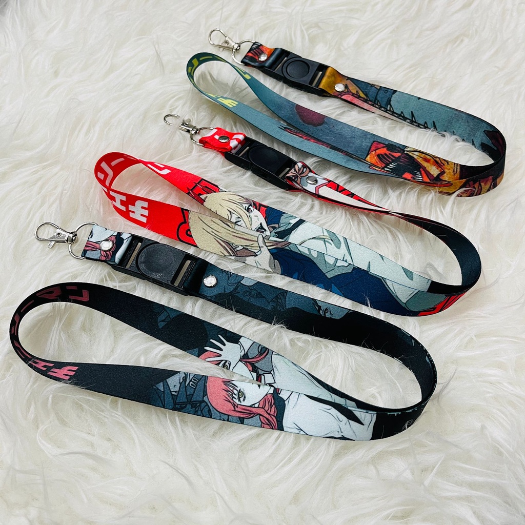 Lanyard Chainsaw Man Anime Manga Premium Unisex Tali Card