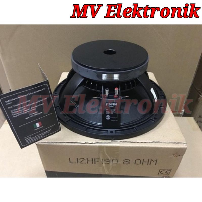 Komponen RCF L12HF190 Komponen Speaker Woofer 12 inch