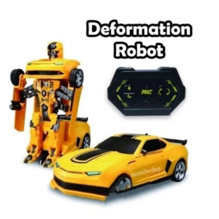 bumble bee Deformation Robot RC Mainan Mobil Berubah Jadi Robot - bumbleBEEdeform 0823B