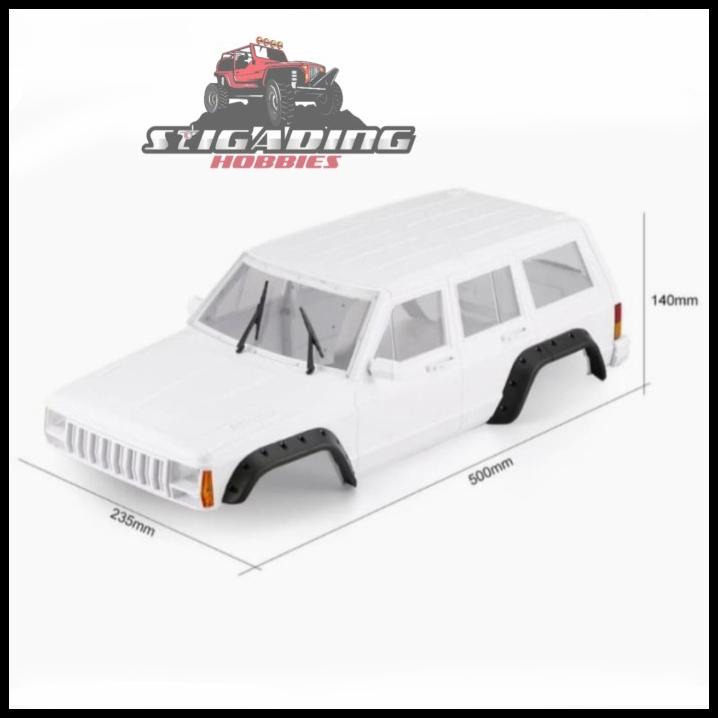 Promo Hard Body 1/10 Jeep Cherokee Long 313Mm Scx10 Rc Adventure 313 Mm