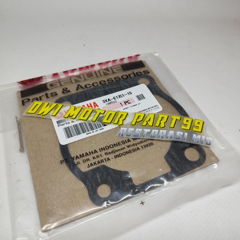 GASKET PACKING PAKING BAWAH BLOK SEHER 3XA FIZR F1ZR FIZ R FORCE ONE ORIGINAL