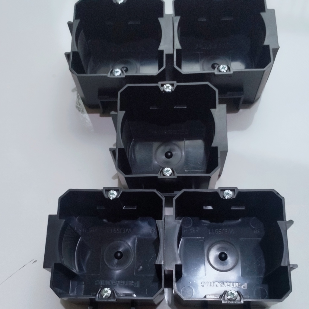 Inbowdus Kotak Hitam / Inbow Dus / IB Dus Segi/Mangkok listrik segi empat