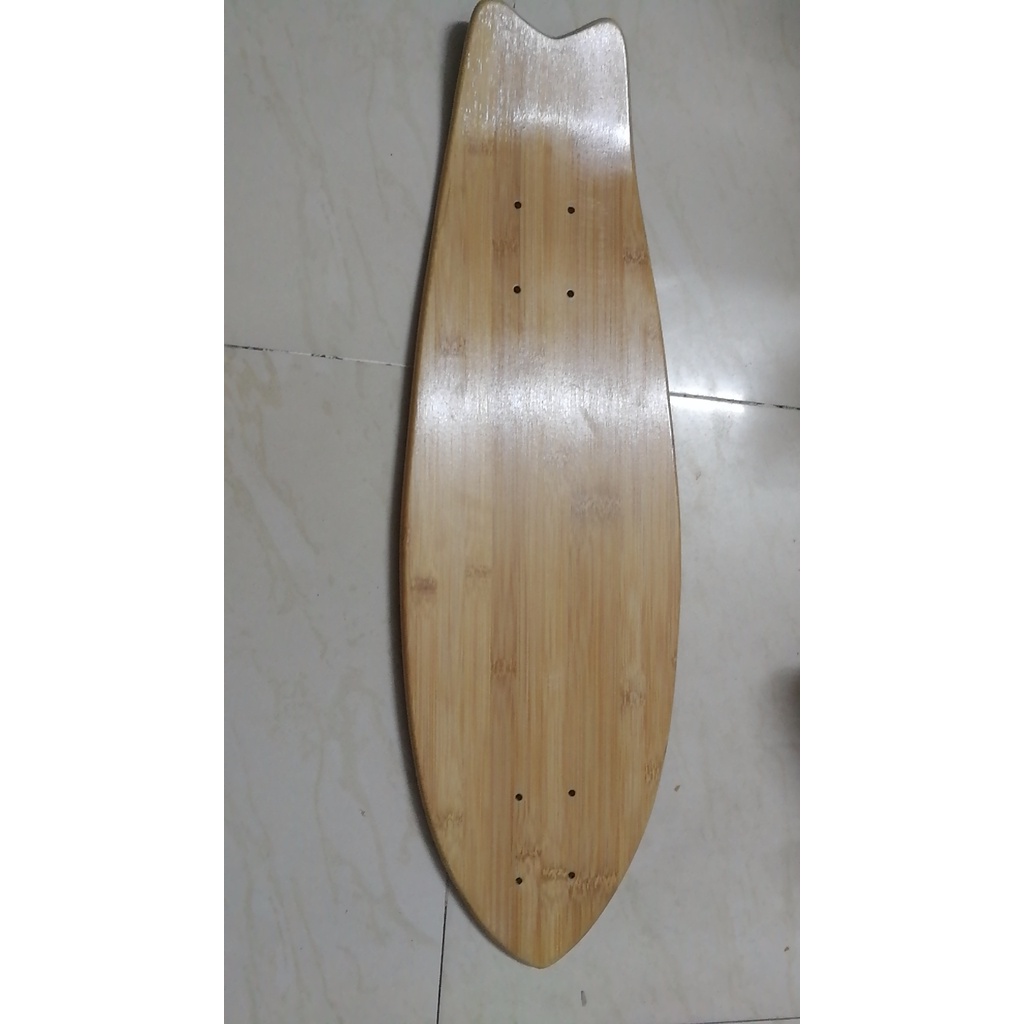 Papan skateboard Bahan Serat Bambu Dengan Kaca
