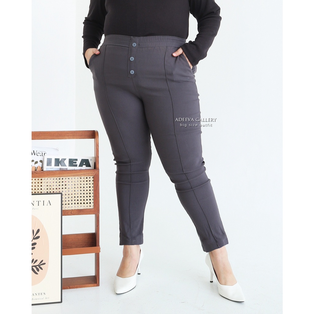 ADEEVA Oishi Pants Jumbo Celana Panjang Wanita Jumbo