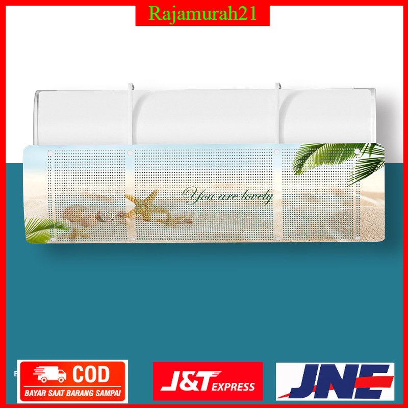 Cover Angin AC Adjustable Air Conditioner Windshield Deflector - White - 7RHZR9WH