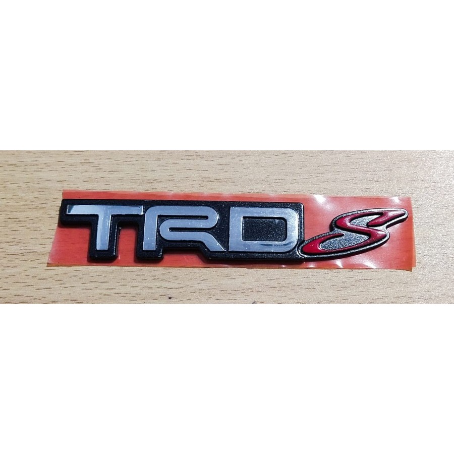 Emblem Mobil Logo Tulisan TRD S Agya Original