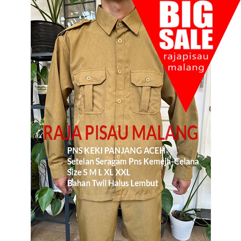 RPM Pns keki Seragam Pemda pria lengan panjang YD