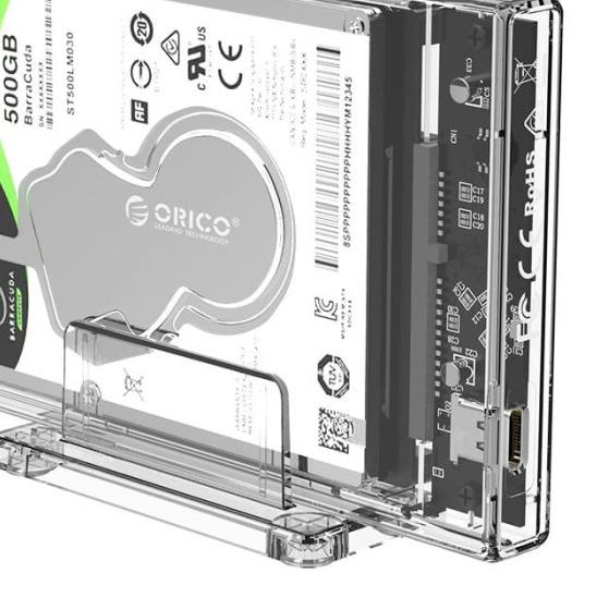 ORICO Transparent Series 2.5 inch 10Gbps Hard Drive Enclosure - 2159C3