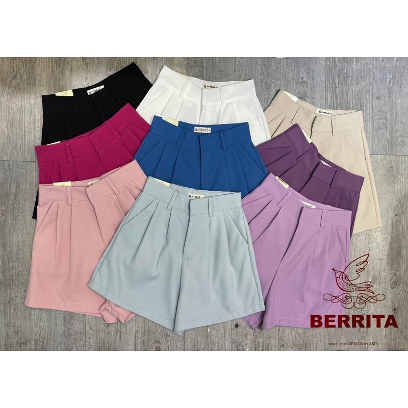 CELANA PENDEK BERRITA ZIPPER DEPAN IMPORT BANGKOK (CLBRT046)