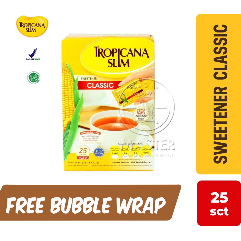 

Tropicana Slim Sweetener Classic [25 Sachet]