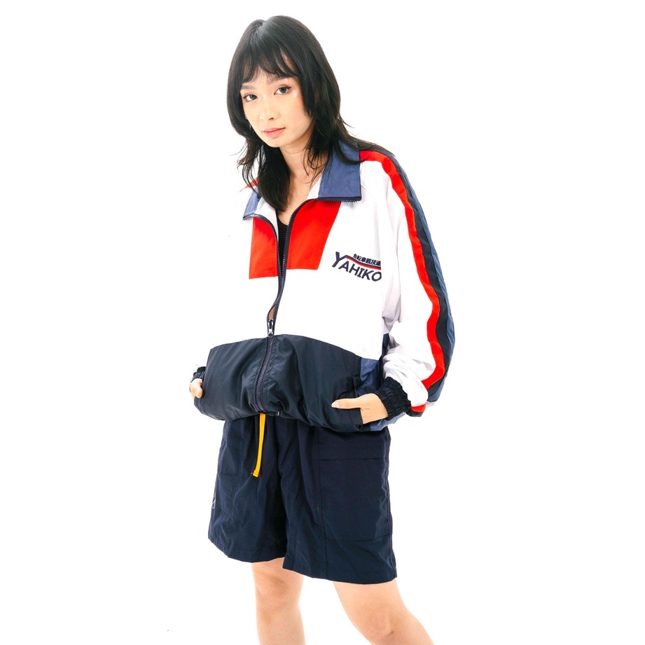 COLORBLOCK JAPAN VINTAGE WINDBREAKER / YAHIKO CLUB OF 1986 Jaket Jepang Retro Sport 90an