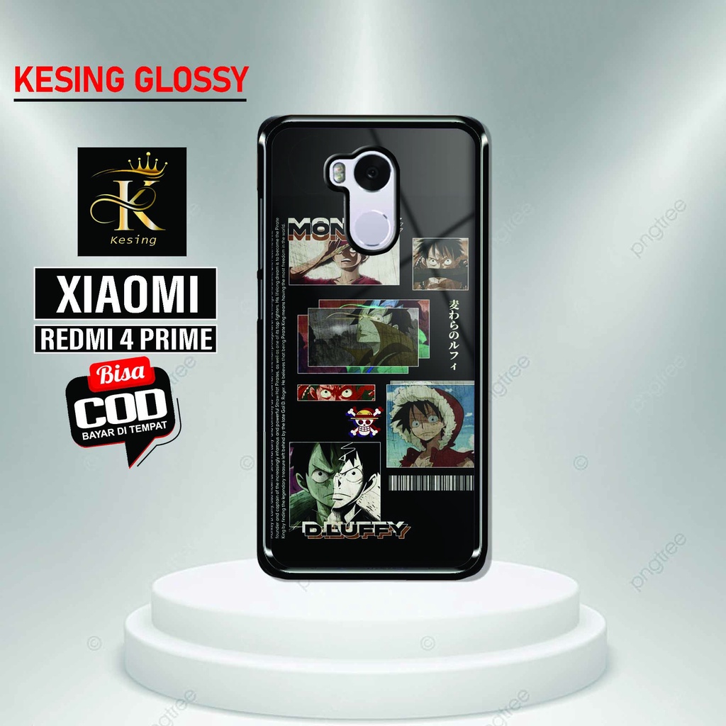 Case Redmi 4 Prime - Case Redmi 4 Prime Terbaru - Hardcase Glossy - Softcase Kaca - Case Redmi 4 Pri