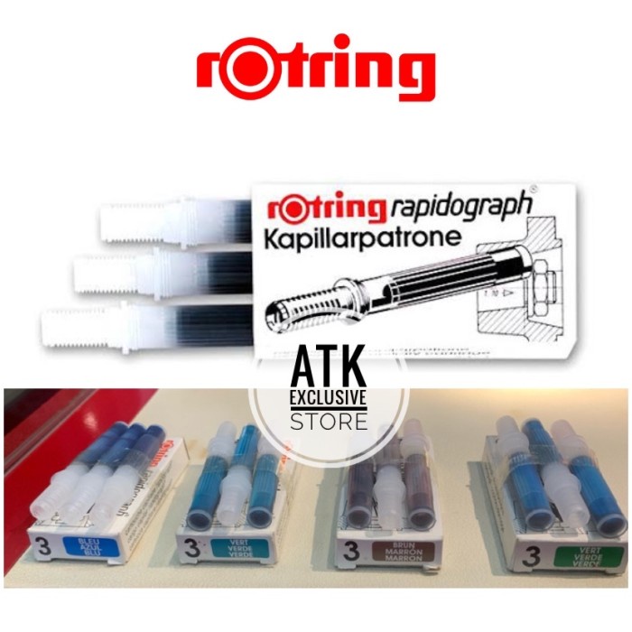 

ROTRING REFILL RAPIDOGRAPH ROTRING RAPIDOGRAPH KAPILLARPATRONE