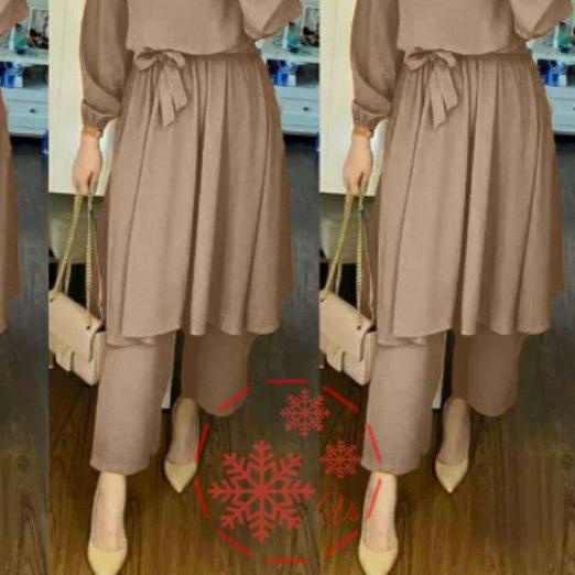 SET CELANA SQUILLA SET TUNIK JUMBO