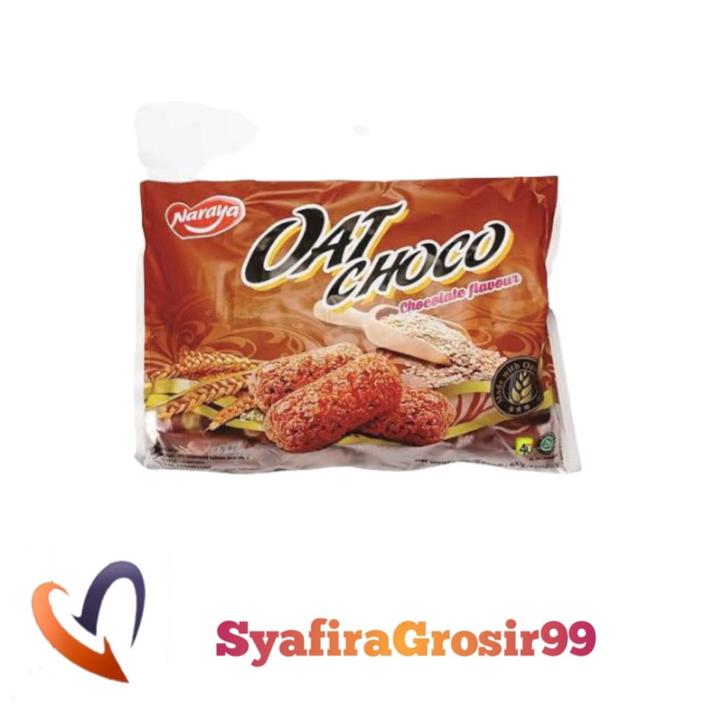 

Naraya OAT CHOCO Rasa Coklat 400gr Isi 40Pcs Snack Gandum Sereal Bergizi