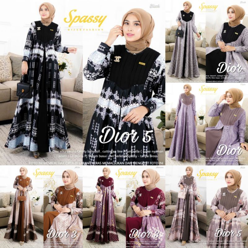 [Ready stok] Dior Diora Diori 1 2 3 4 5 maxy Prideta + Sanny Sonny Asmora Slavina Megumi Prida Tabit