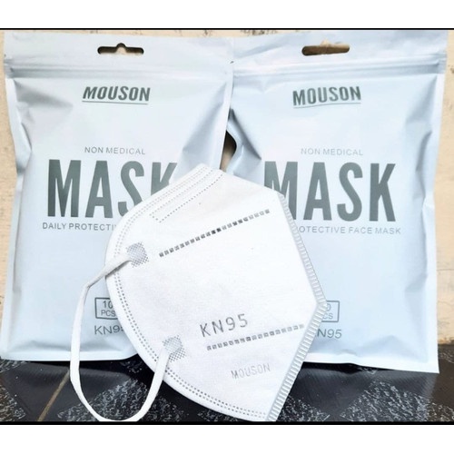 Masker KN95 Isi 10Pcs 5ply Earloop Protective Mask 10 Pcs Masker Kesehatan Mask Korea Kemasan pack Non Surgical Mask