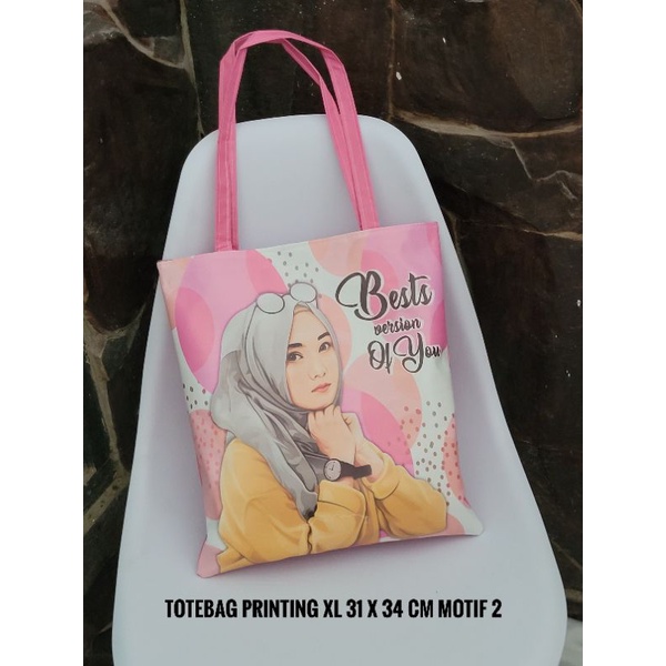 Totebag  Shopper Printing Ukuran Besar