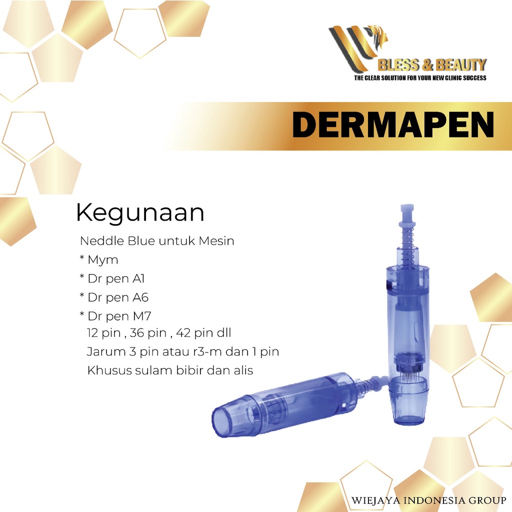 Dermapen 12PIN 36PIN NANO untuk Bopeng BB Glow DERMAPEN A6 A1 MYM M7 M5 ORIGINAL