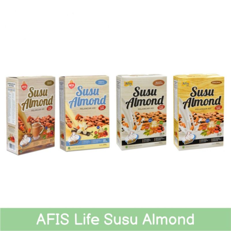 tokolima9 - AFIS SUSU ALMOND PELANCAR ASI / ASI BOOSTER