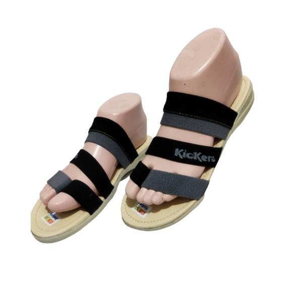 ↞ sandal kickers wanita jepit jempol/ sandal wanita kickers jepit karet ❅