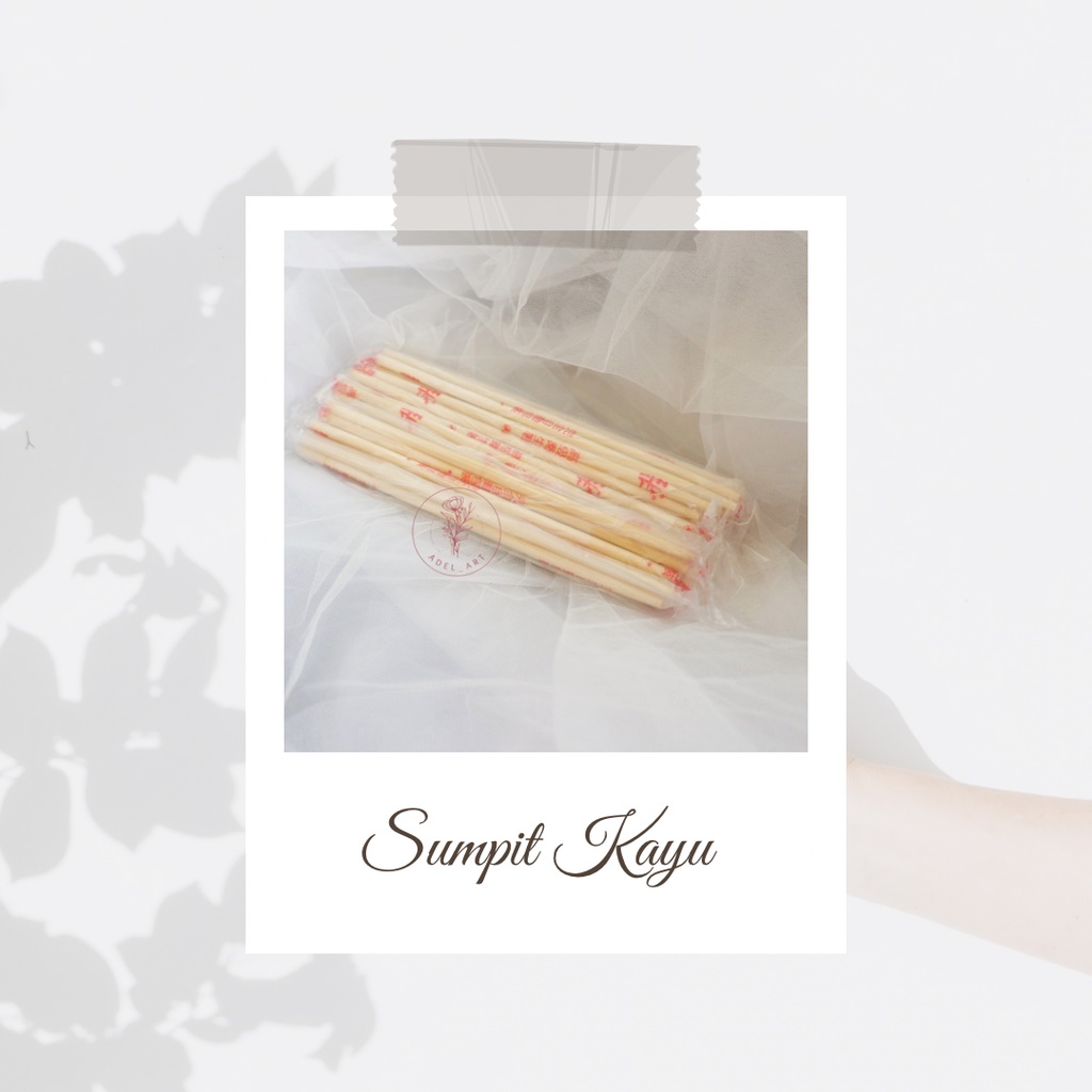 sumpit kayu bamboo sekali pakai