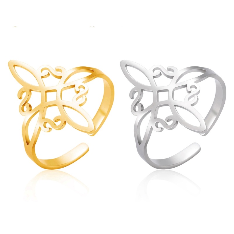 SIY Adjustable Open Finger Rings Witches Knot Rings Jewelry Birthday for Women