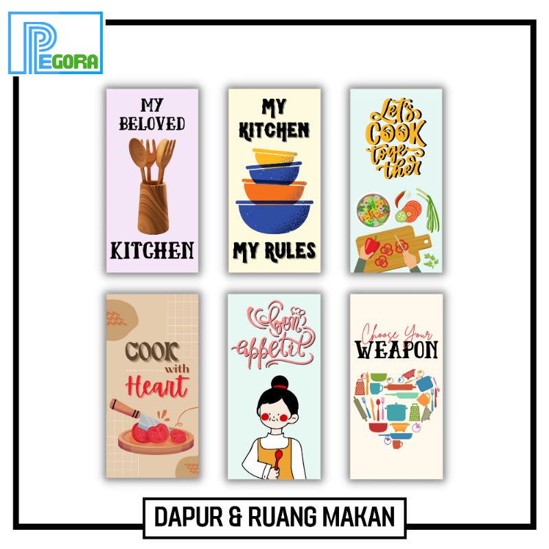 HIASAN DINDING DAPUR DAN RUANG MAKAN