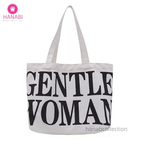 HANABI-tas totebag GENTLE WOMAN tas korea tas wanita tas jalanjalan