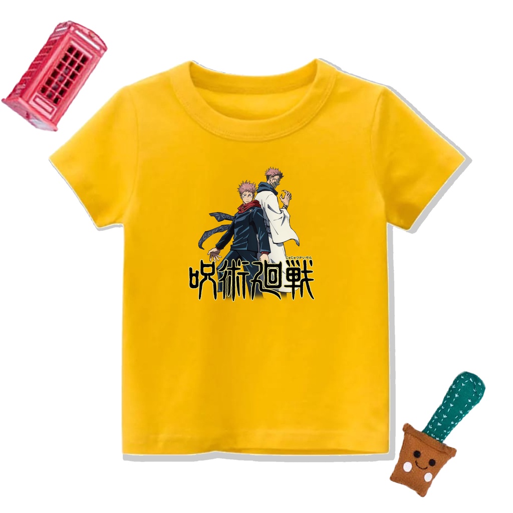 PVJ - Kaos Anak Anime Jujutsu Kaisen Gojo Satoru Yuuji Itadori