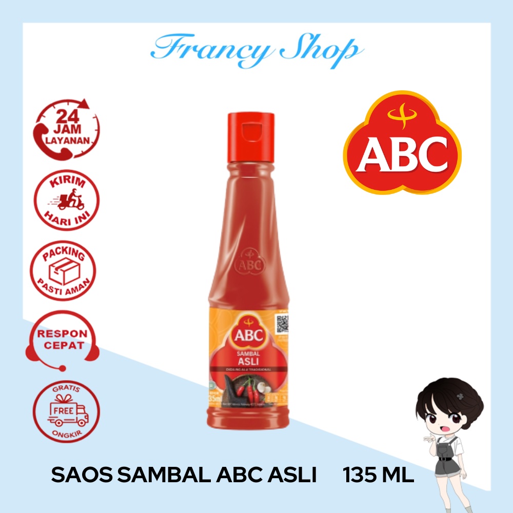 Jual Saos Sambal Abc Sambal Asli 135 Ml Shopee Indonesia 2703