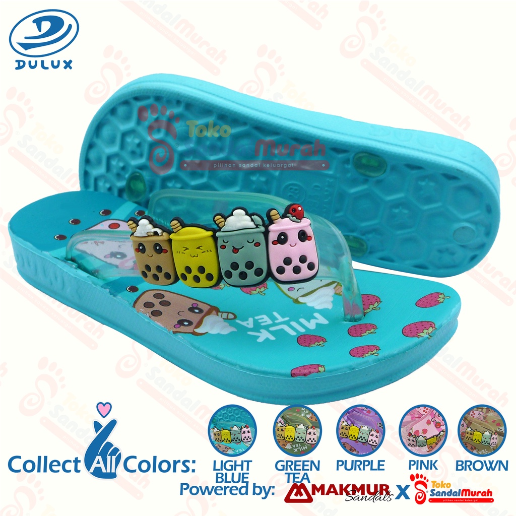 Toko Sendal Murah - Sandal Anak Motif Boba Uk 24 - 29 / Sandal Anak Perempuan Terbaru / Sandal Anak Perempuan Empuk dan Nyaman / Sandal Jepit Anak Lucu / Sandal Jepit Anak Murah [Toko Sendal Murah Kids 03 M 393 D BB]