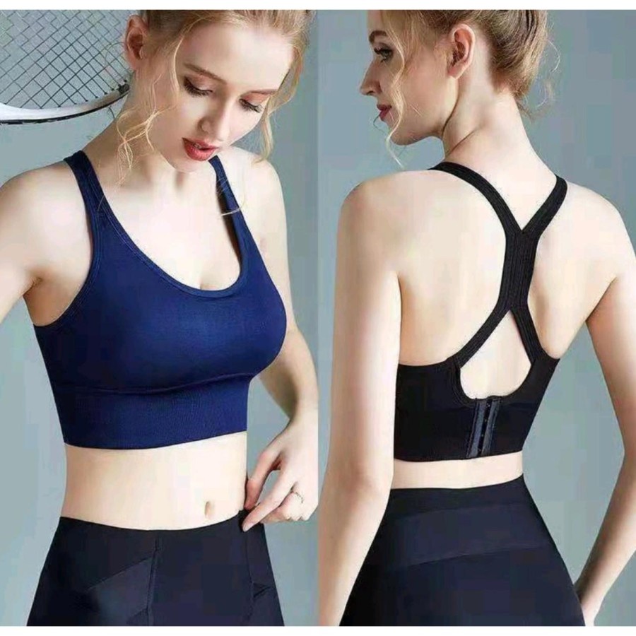 EM Sport Bra Gym Push Up Bra Olahraga Bra Premium