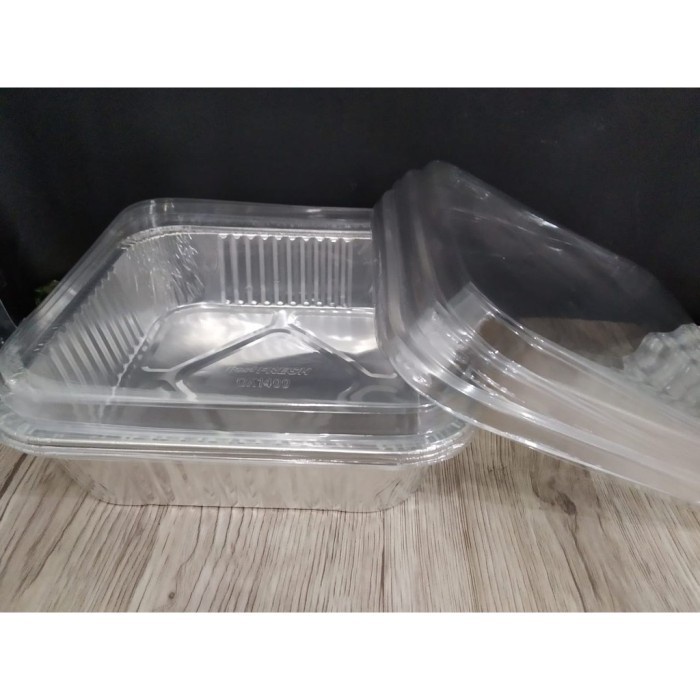 LUMINIUM TRAY BX-11550 - OX-1400 - WADAH ALUMINUM FOIL TRAY OX 1400