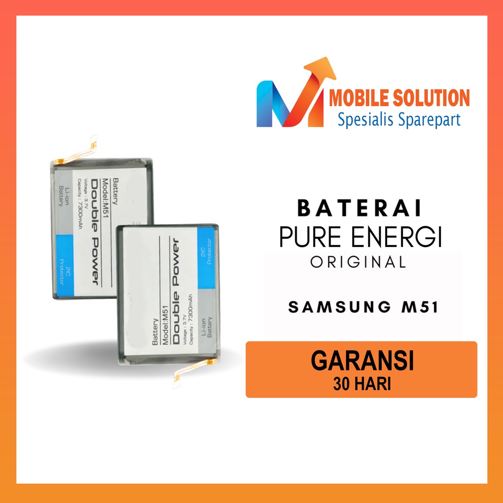 Grosir Baterai Samsung M51 Garansi 1 Bulan + Packing