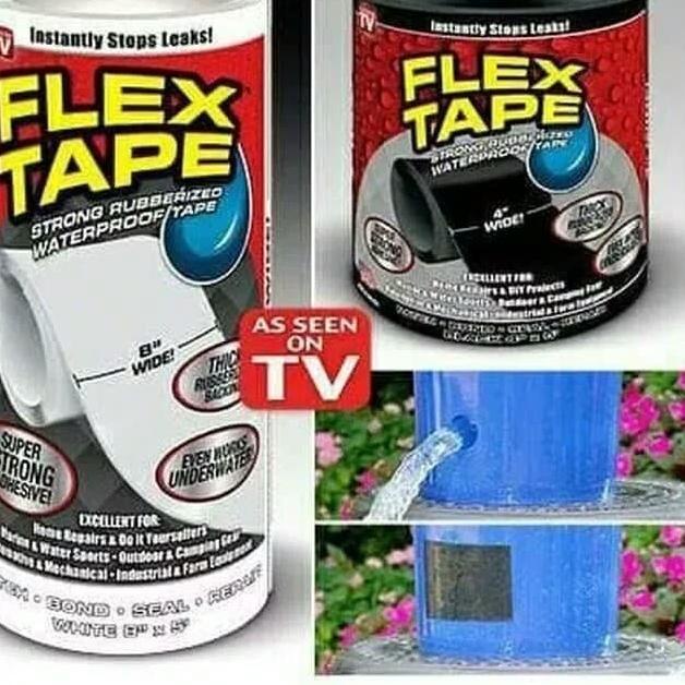 

Isolasi perekat anti bocor extra kuat cepat flex tape pipa / aquarium