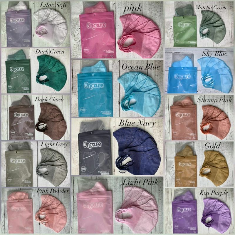 Masker Warna| Masker Duckbill oncare