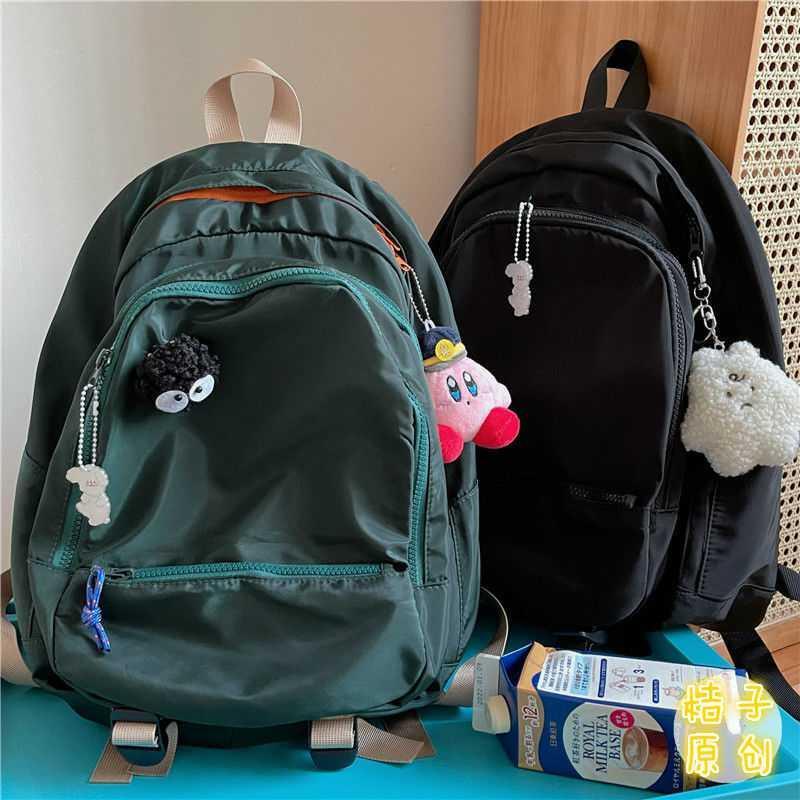 sera retro dark wind ransel berkapasitas besar tas sekolah siswa smp perempuan versi korea gadis siswa ransel pasang