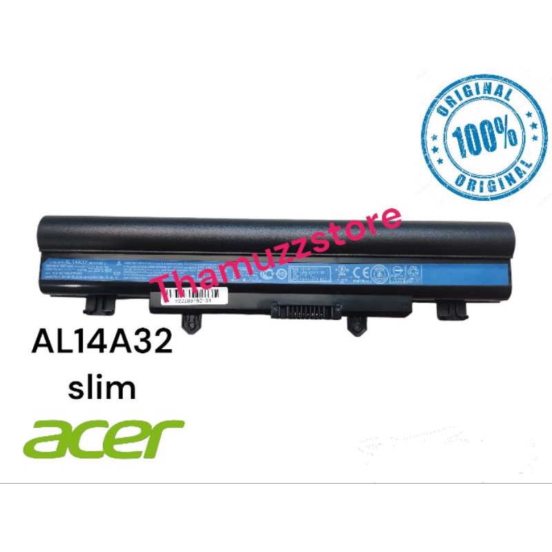 Baterai ORI ACER AL14A32 E14 E15 E5-411 421 471 V3-472 V3 V5-572 SLIM