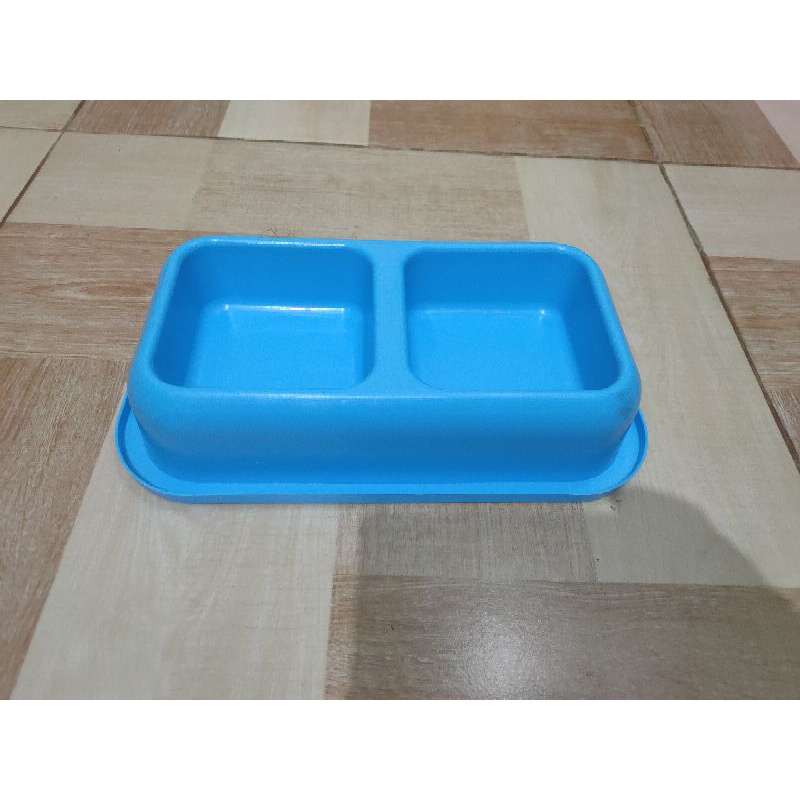 Tempat Makan Kucing Anjing Double Kotak