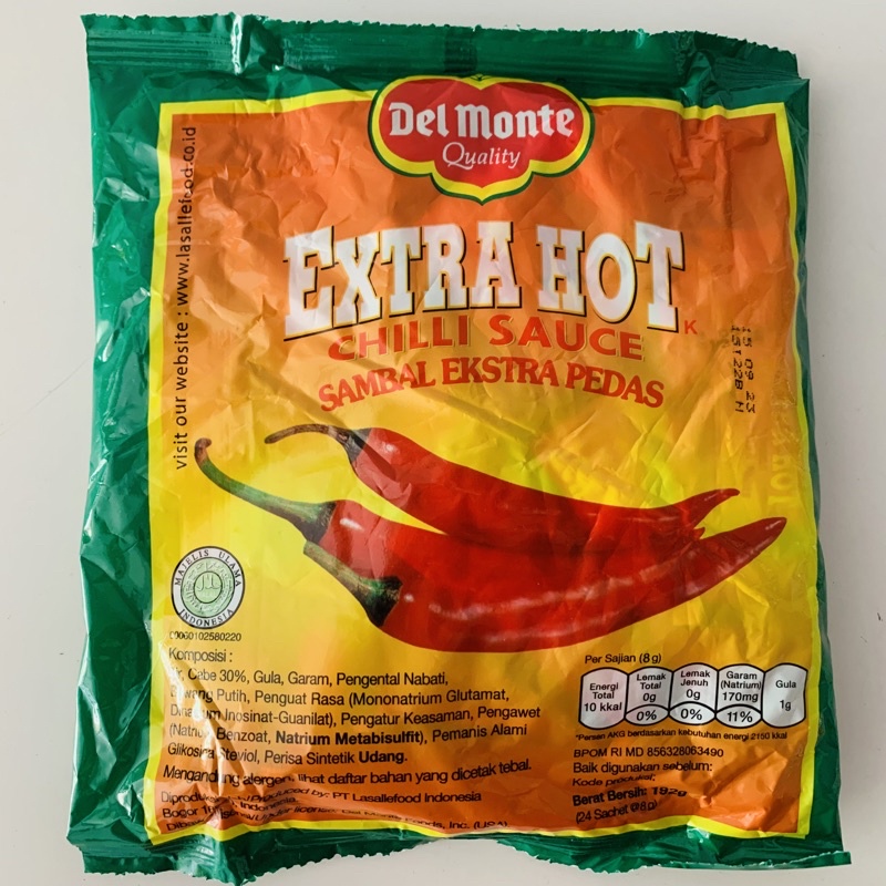 

saou extra hot sachet 24pcs