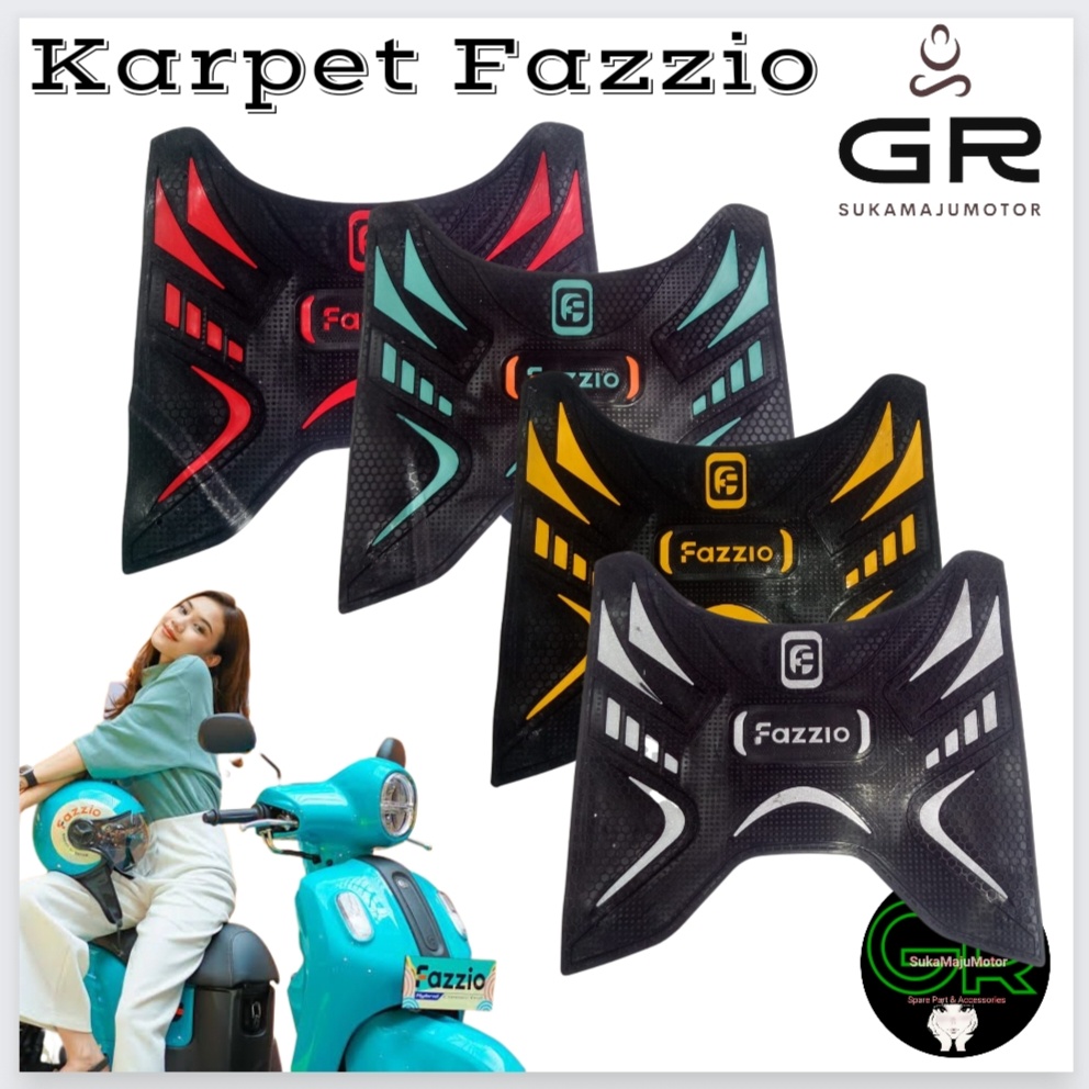 Karpet Fazio pijakan kaki motor fazio khusus motor fazio