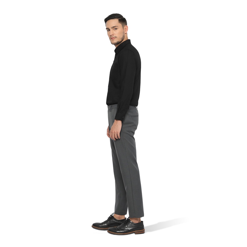 Kemeja Lengan Panjang Pria Premium Basic Polos by CELANASTUDIO