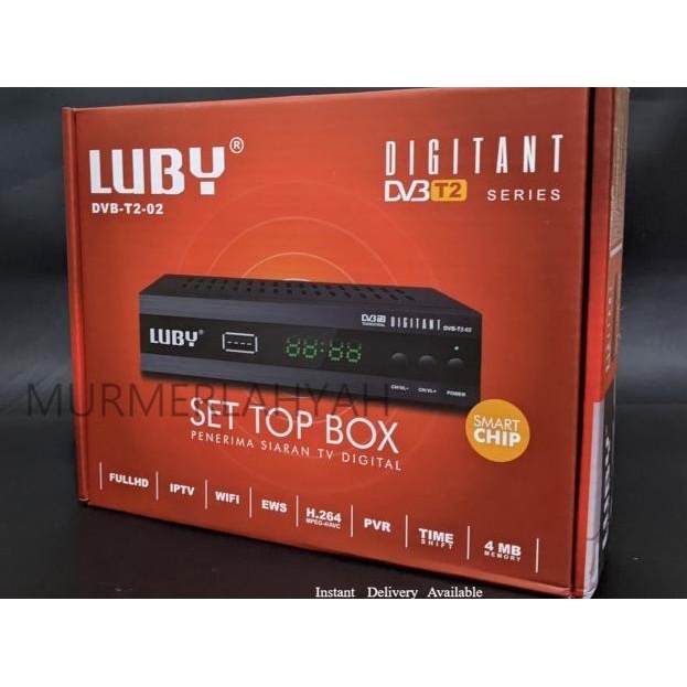 NEW STB Luby Receiver TV STB Digital DVB T2-02 Support WIFI Dongle