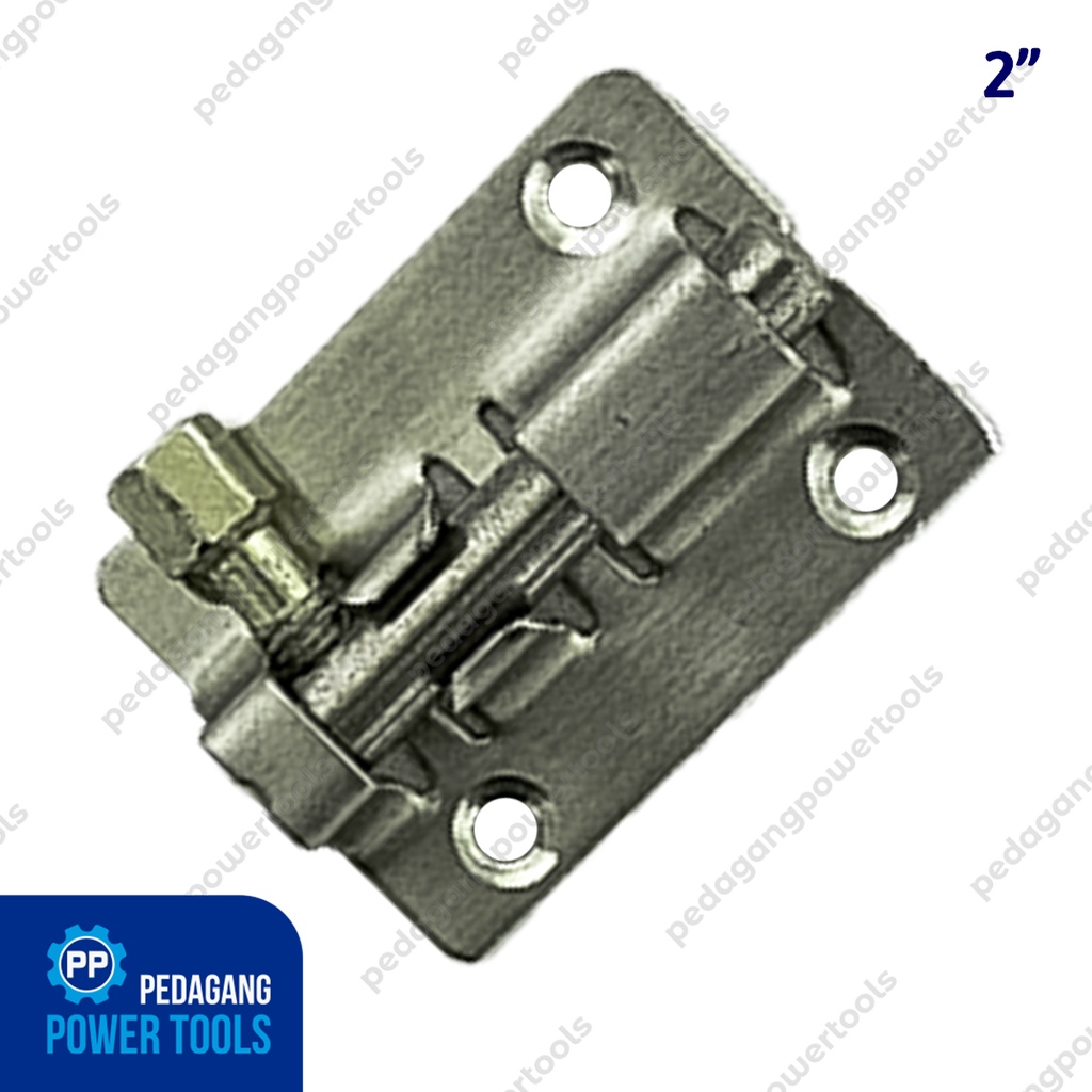 KTP GRENDEL 2&quot; PUTIH SELOT KUNCI JENDELA PINTU KAMAR MANDI STAINLESS