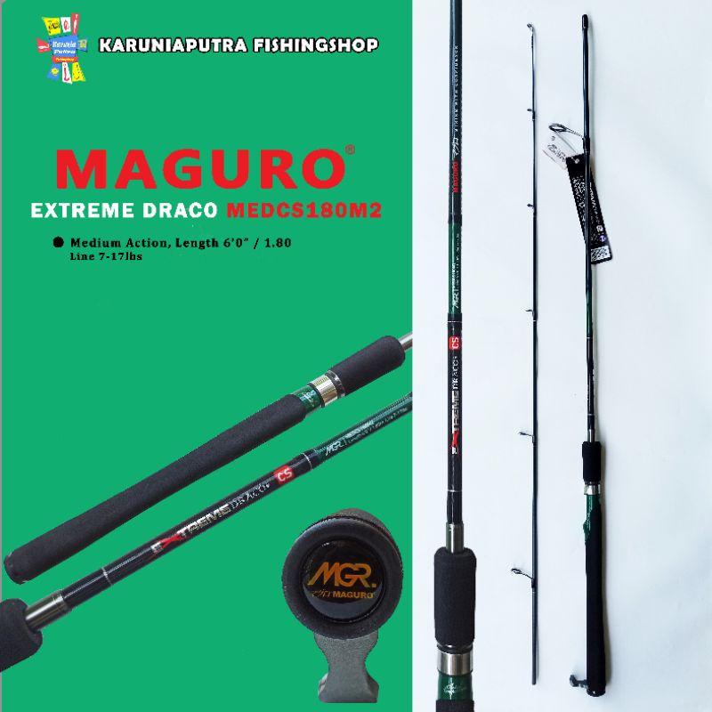 Joran Spinning Maguro Extreme Draco CS Galatama Series