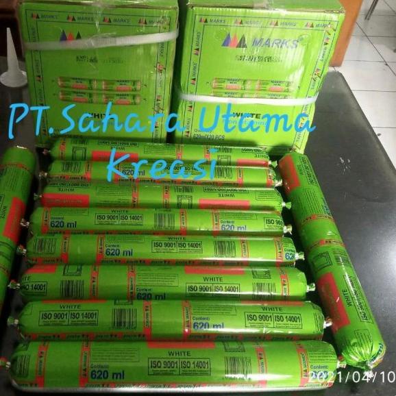 

Silicone Sealant Marks Sosis 620mm / Silicone Sealent Marks - Putih