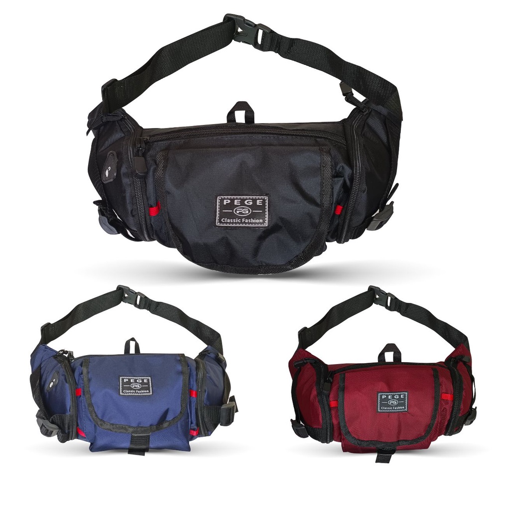 Tas Selempang Bahu Pria PEGE Arsenio Slingbag Crossbody Premium  - PG 8936