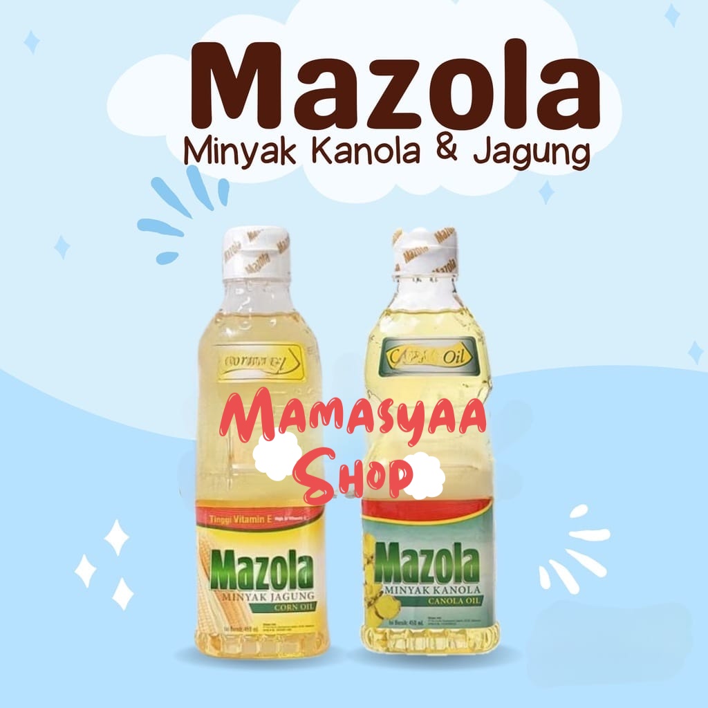 

Mazola Canola oil 450 ml / Mazola Corn Oil 450 ml / minyak canola kanola MPASI / minyak jagung 450 ml