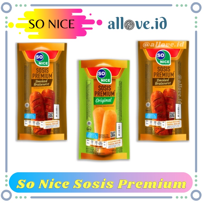 

So Nice Sosis Premium Siap Makan